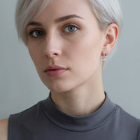 Modelansicht von Perlen Ohrstecker in 925 Silber von Sofia Milani - E1962