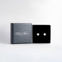 Boxansicht von Zirkonia Ohrstecker in 925 Silber von Sofia Milani - E2100