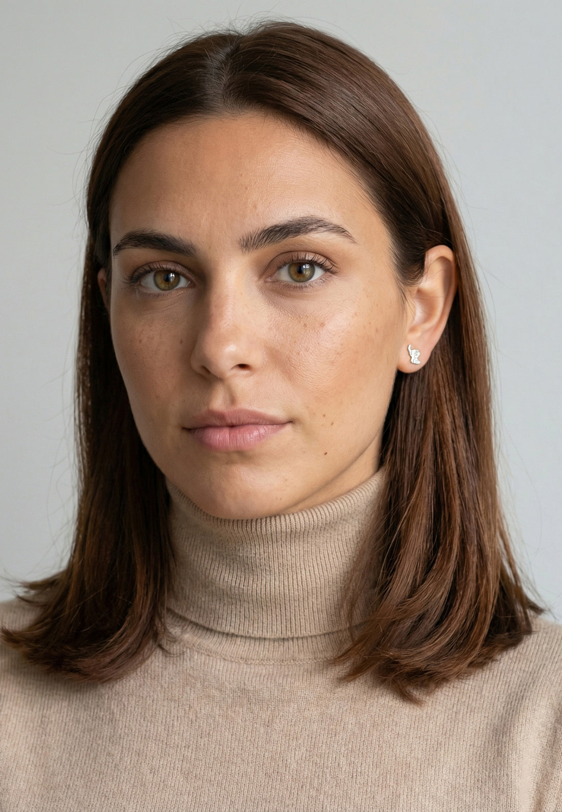 Modelansicht von Elefant Ohrstecker in 925 Silber von Sofia Milani - E2264