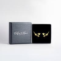 Boxansicht von Vogel Ohrstecker in 925 Silber von Sofia Milani - E2456