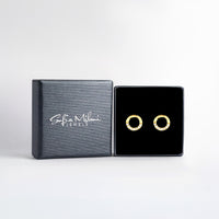 Boxansicht von Kreis Ohrstecker in 925 Silber von Sofia Milani - E2542