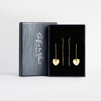 Boxansicht von Herz Stab Durchzieher in 925 Silber von Sofia Milani - E2677