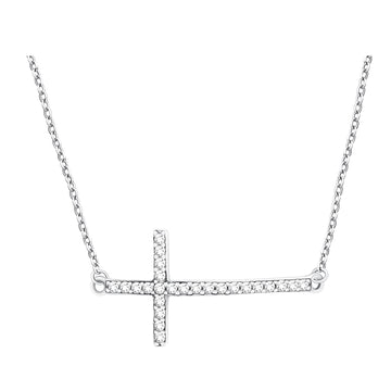 Kreuz Halskette in 925 Silber