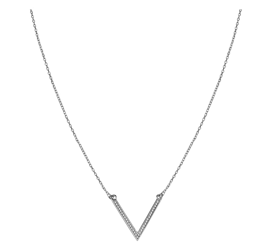Dreieck Halskette in 925 Silber