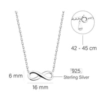 Unendlich Halskette in 925 Silber