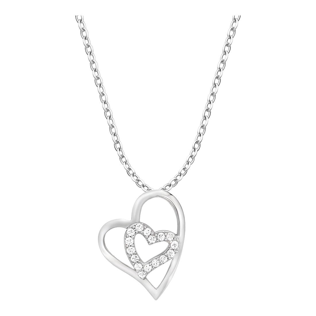 Herz Halskette in 925 Silber