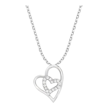 Herz Halskette in 925 Silber