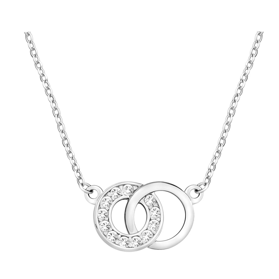 Kreis Halskette in 925 Silber