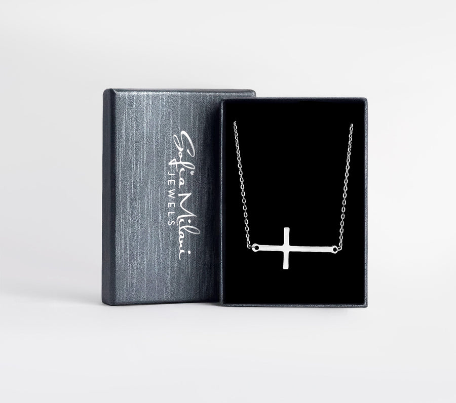 Kreuz Halskette in 925 Silber
