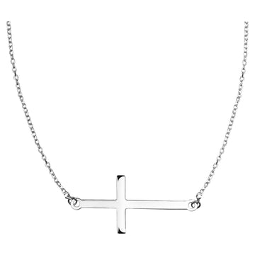 Kreuz Halskette in 925 Silber