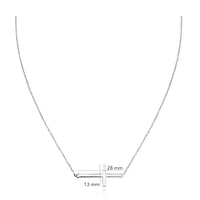 Kreuz Halskette in 925 Silber
