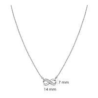 Unendlich Halskette in 925 Silber