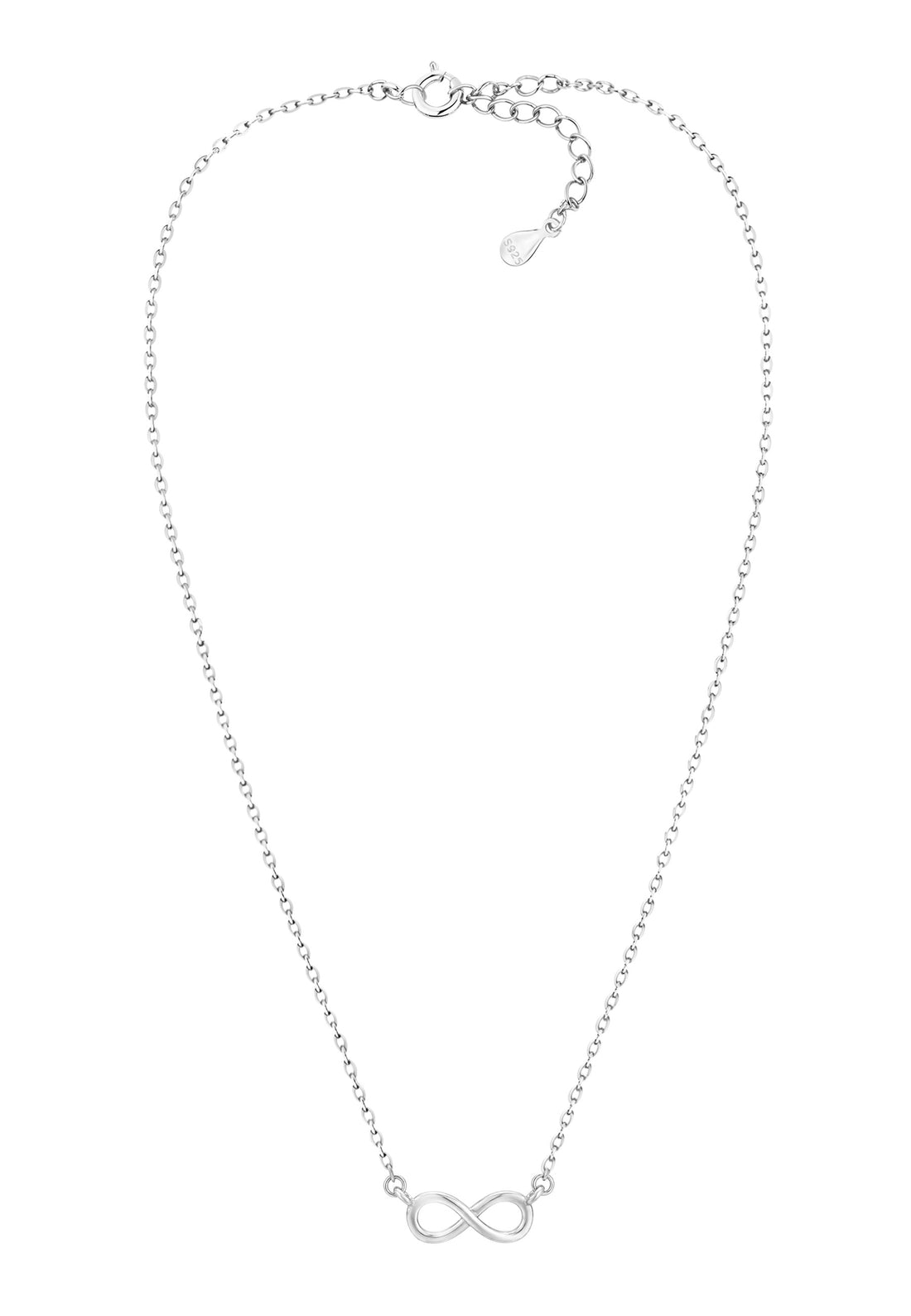 Vollansicht von Unendlich Infinity Halskette in 925 Silber von Sofia Milani - N0060