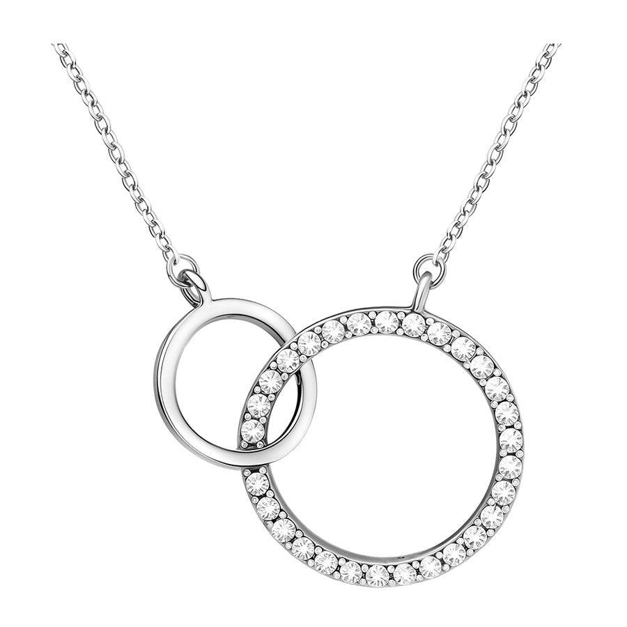 Kreis Halskette in 925 Silber