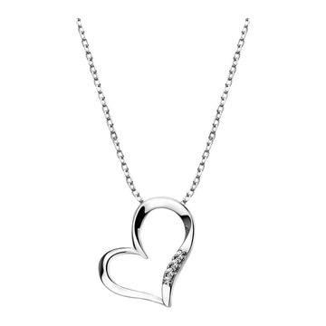 Herz Halskette in 925 Silber