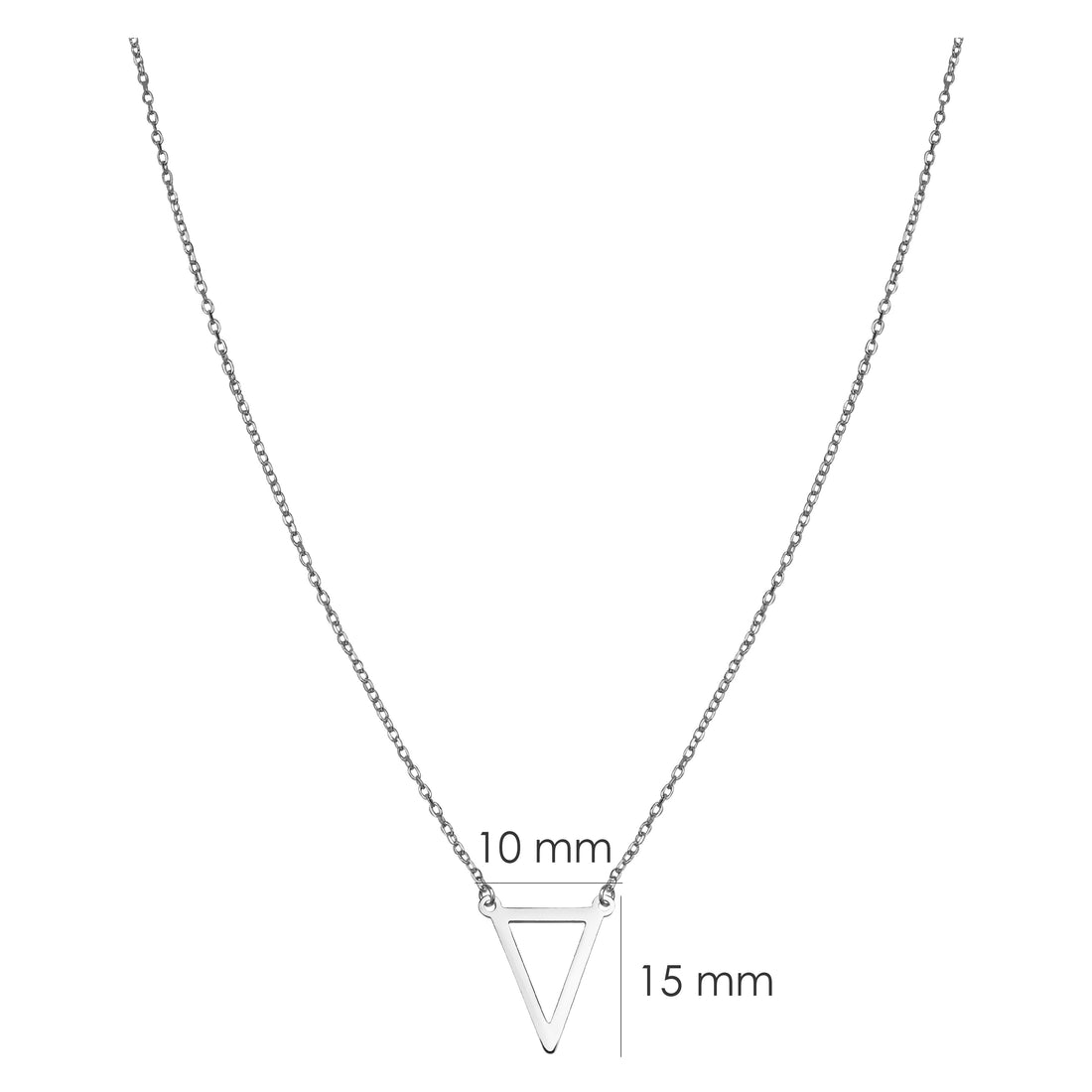 Dreieck Halskette in 925 Silber