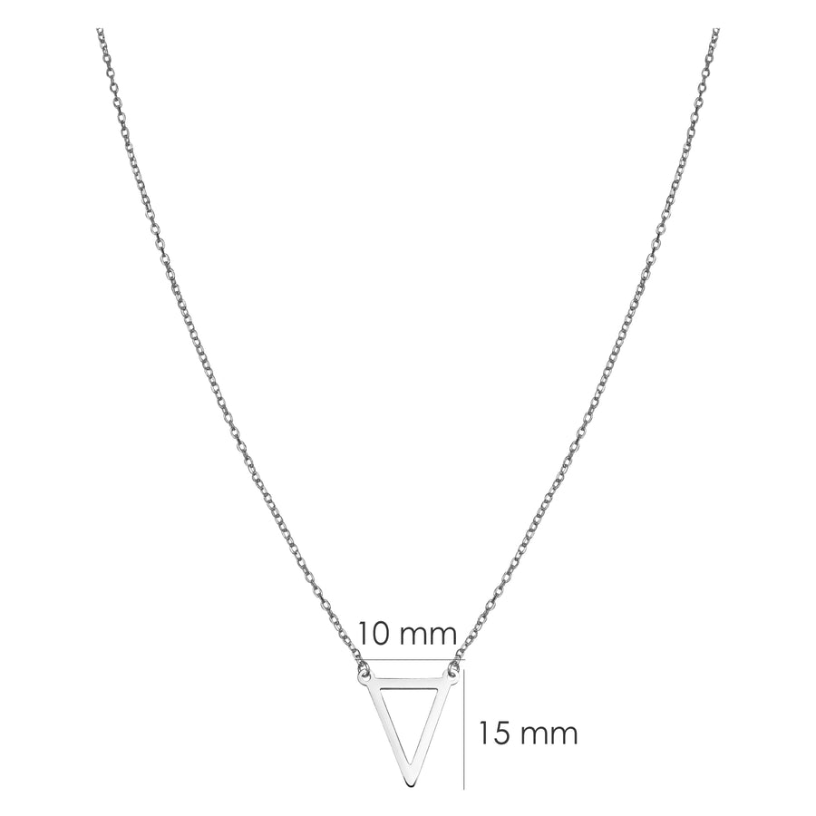 Dreieck Halskette in 925 Silber
