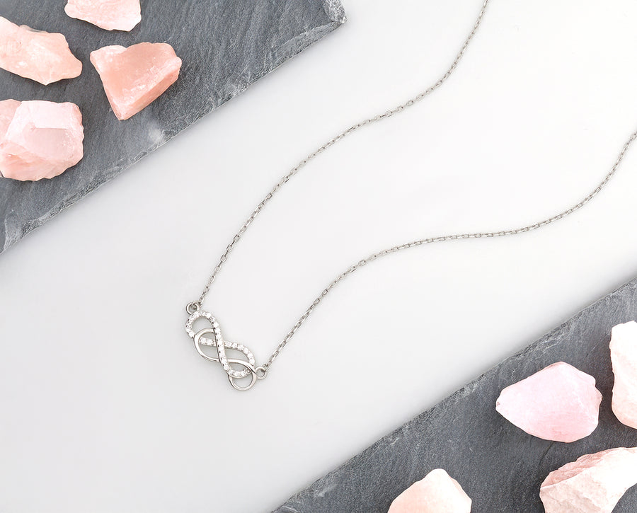 Unendlich Halskette in 925 Silber