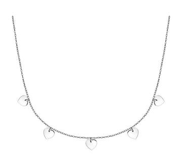Herz Halskette in 925 Silber