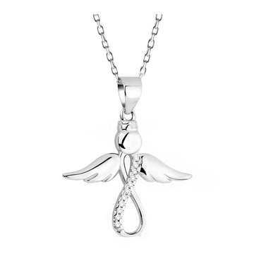Hauptansicht von Flügel Halskette in 925 Silber von Sofia Milani - N0157