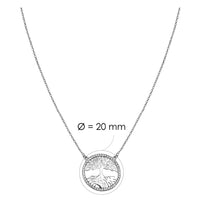 Baum Halskette in 925 Silber