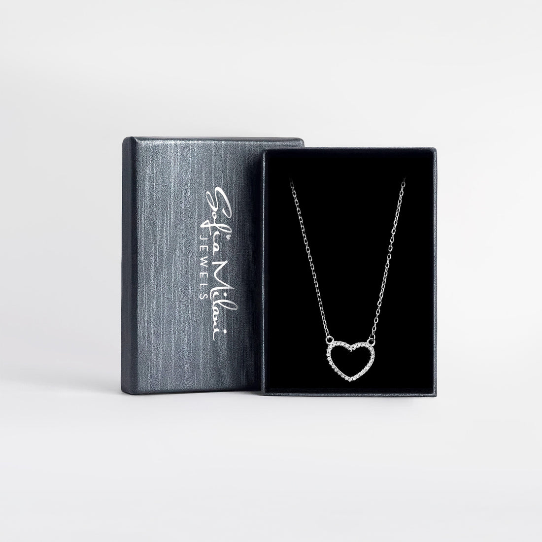 Herz Halskette in 925 Silber