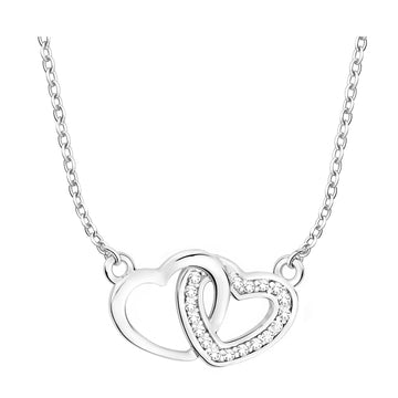 Hauptansicht von Herz Halskette in 925 Silber von Sofia Milani - N0165