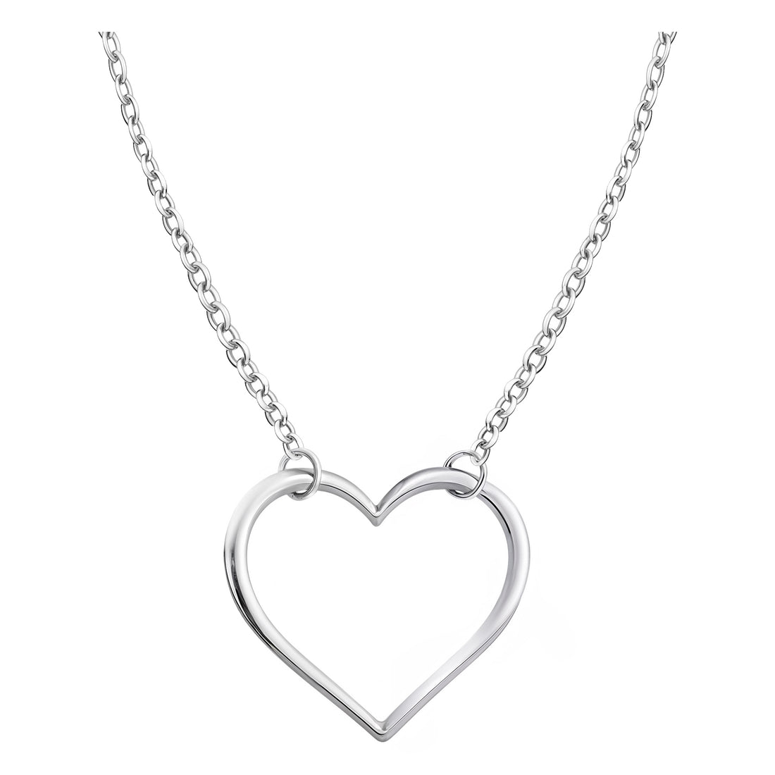 Herz Halskette in 925 Silber