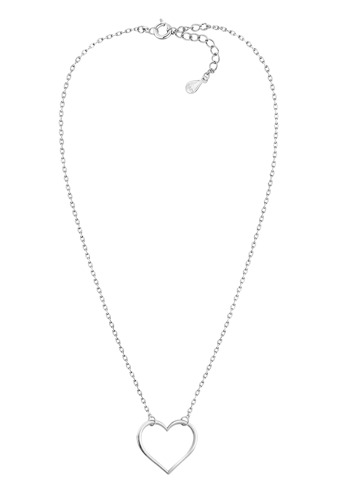Herz Halskette in 925 Silber