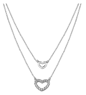 Herz Halskette in 925 Silber