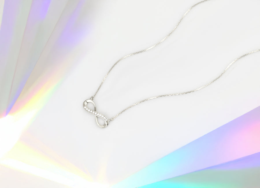 Unendlich Halskette in 925 Silber