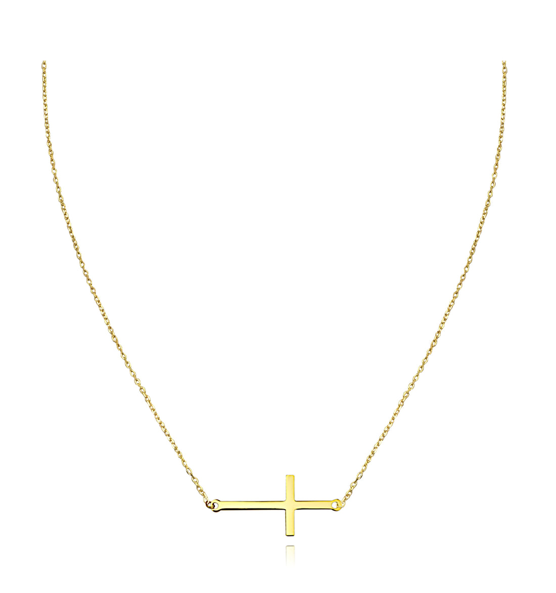 Kreuz Halskette in 925 Silber