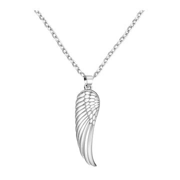 Flügel Halskette in 925 Silber