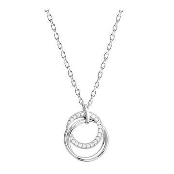 Hauptansicht von Kreis Halskette in 925 Silber von Sofia Milani - N0221