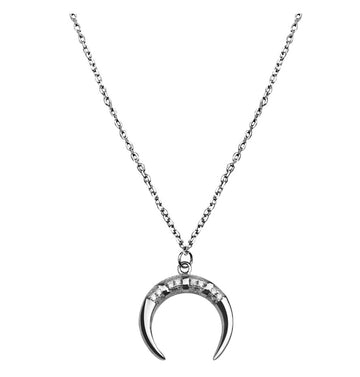 Mond Halskette in 925 Silber