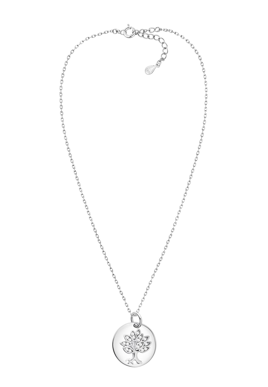 Baum Halskette in 925 Silber