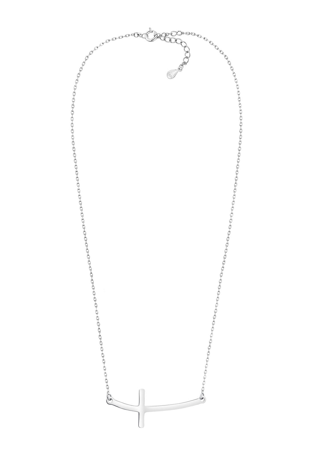 Kreuz Halskette in 925 Silber