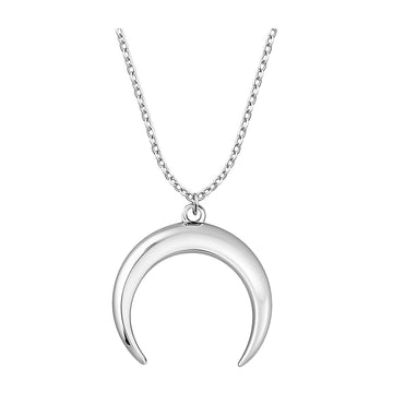 Mond Halskette in 925 Silber