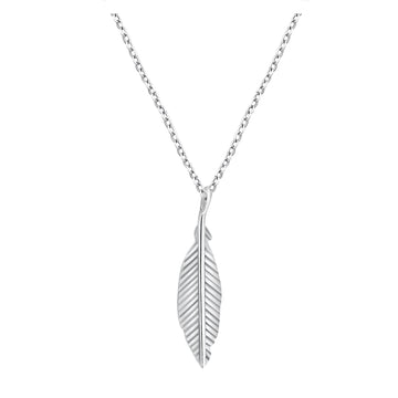 Flügel Halskette in 925 Silber