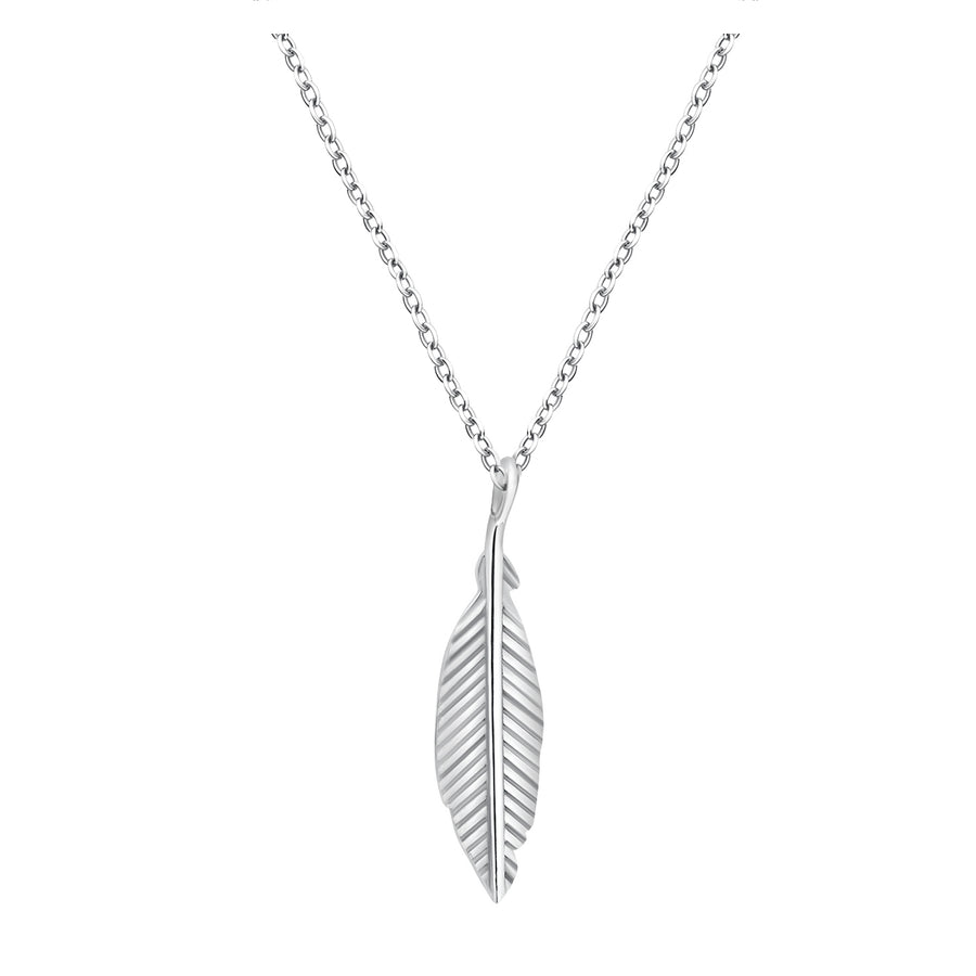 Flügel Halskette in 925 Silber