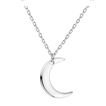 Hauptansicht von Mond Halskette in 925 Silber von Sofia Milani - N0241