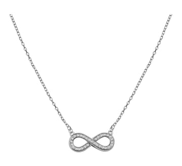 Unendlich Halskette in 925 Silber