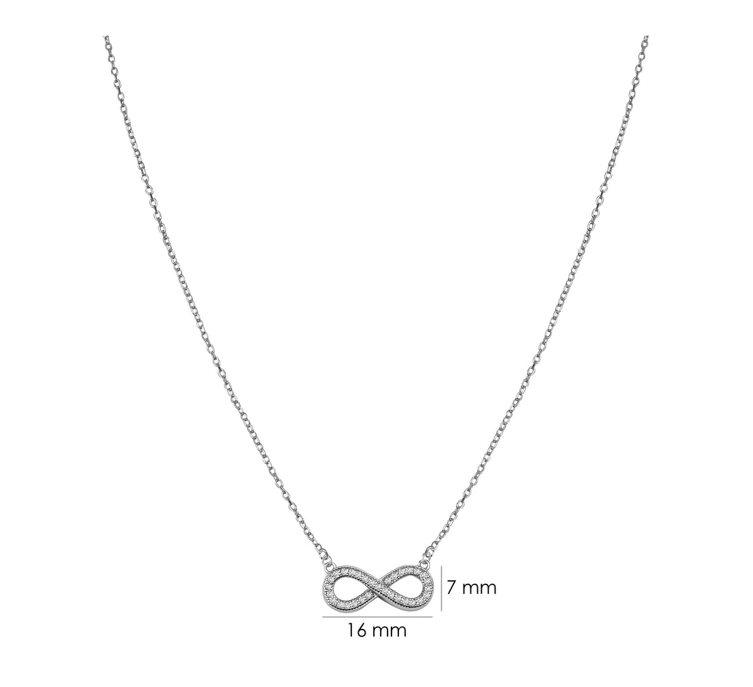 Unendlich Halskette in 925 Silber