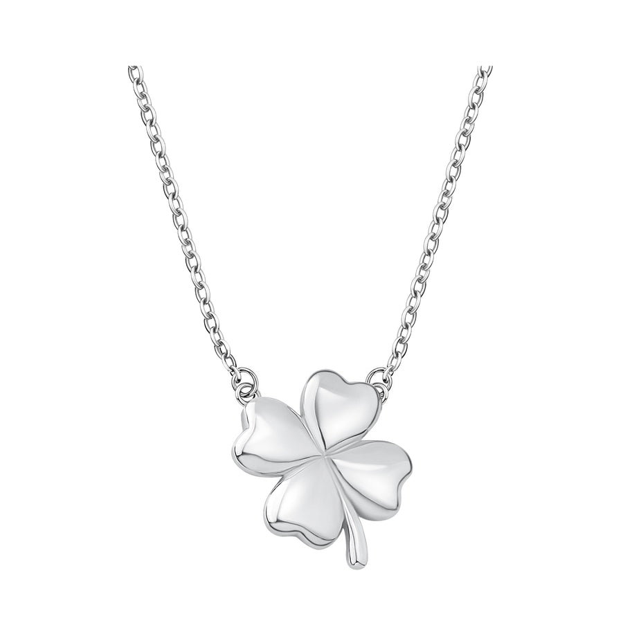 Blatt Halskette in 925 Silber
