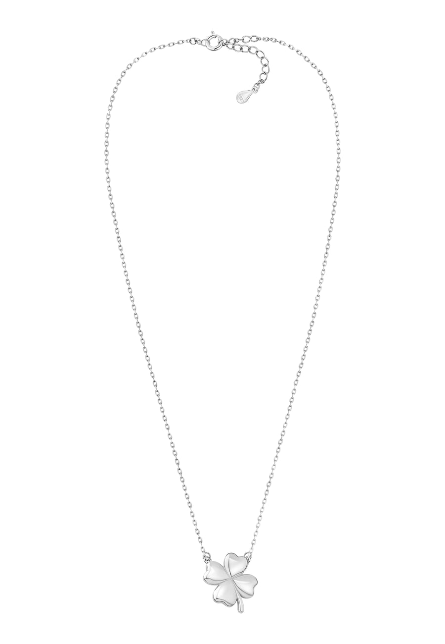 Blatt Halskette in 925 Silber