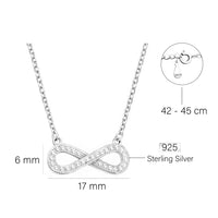 Unendlich Halskette in 925 Silber