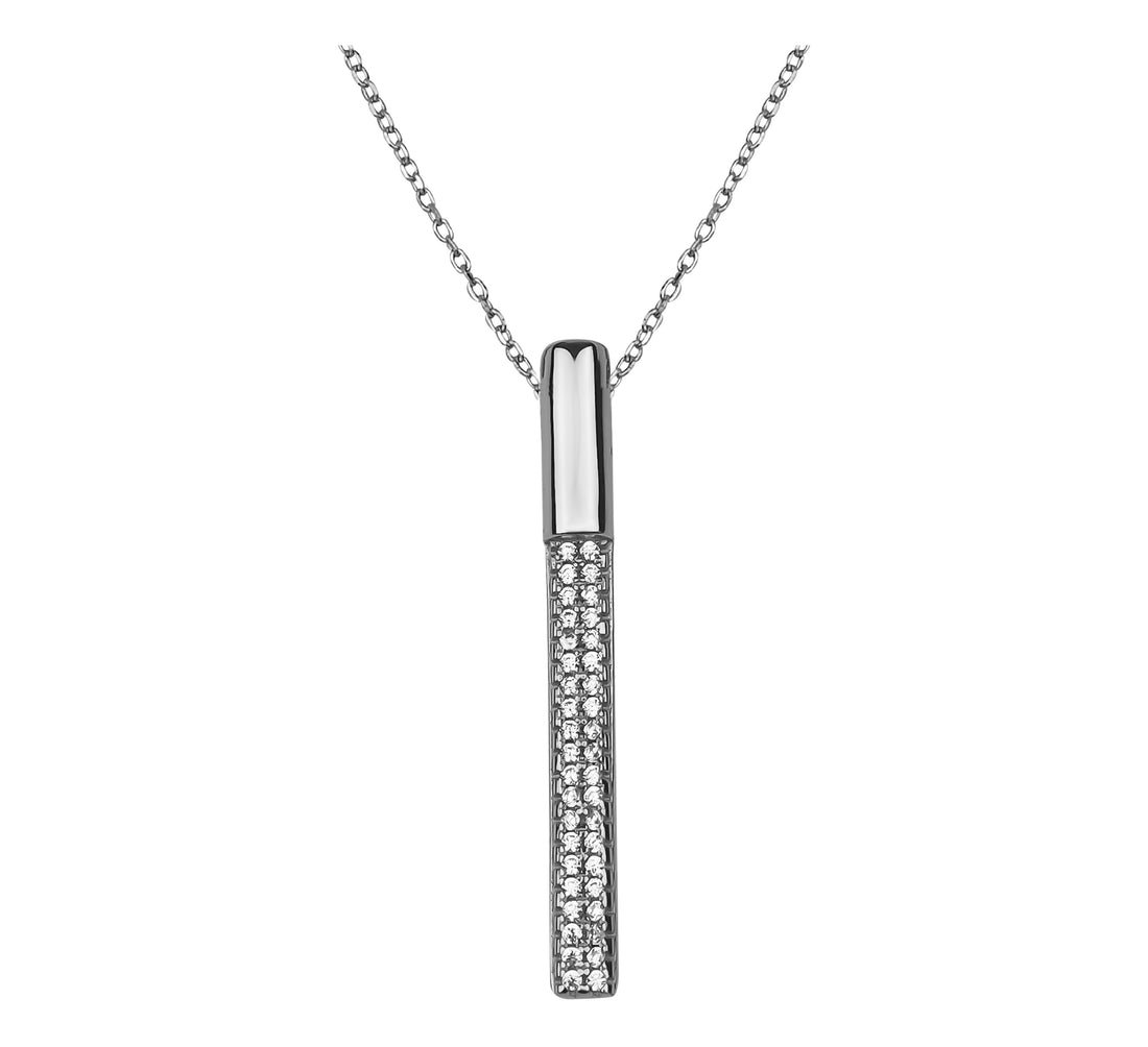 Stab Halskette in 925 Silber