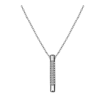 Stab Halskette in 925 Silber