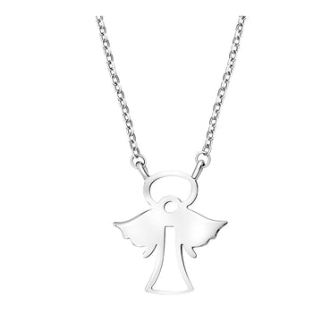 Flügel Halskette in 925 Silber