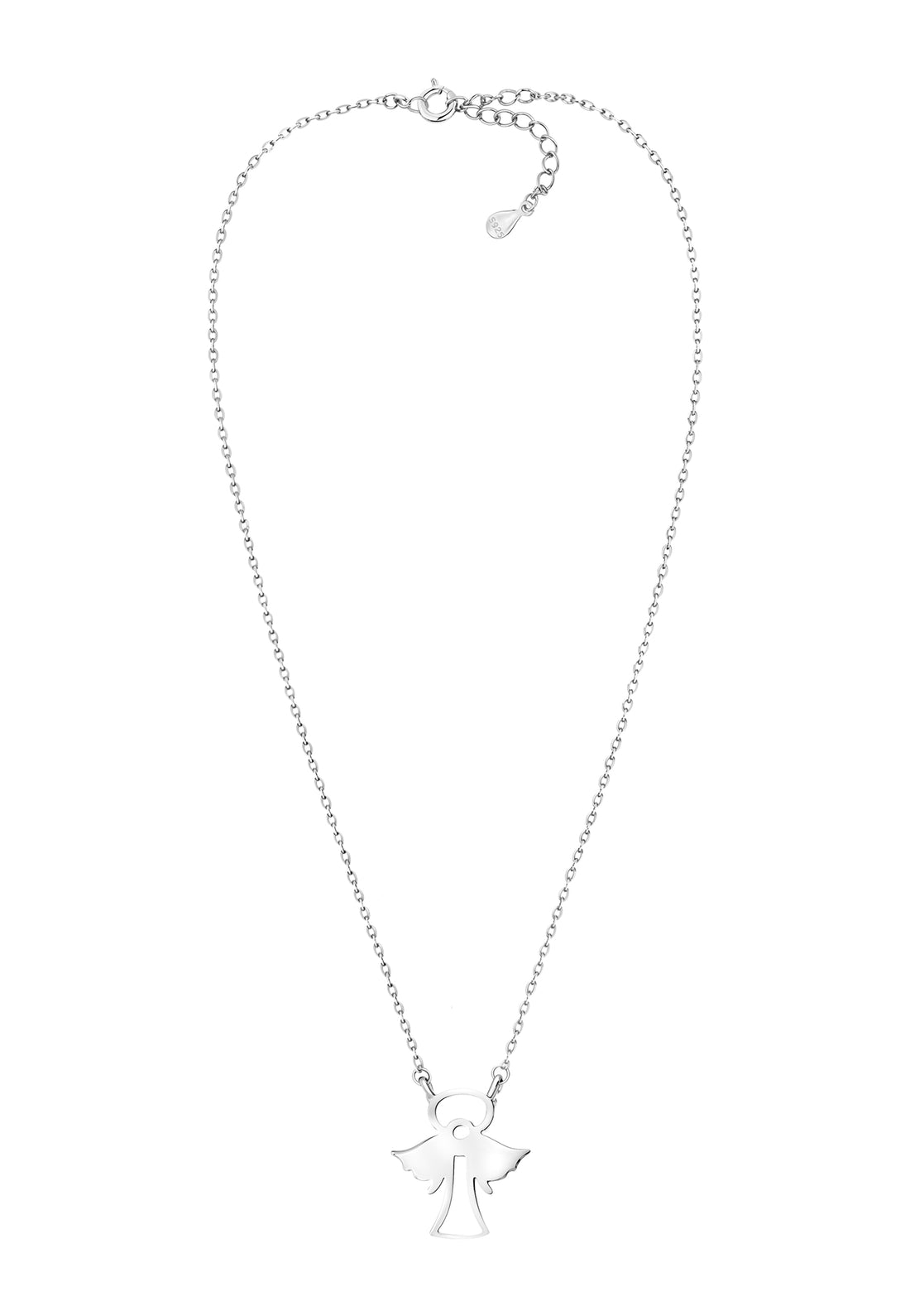Flügel Halskette in 925 Silber